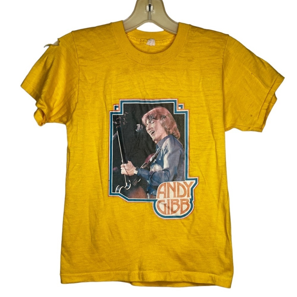 Vintage Andy Gibb T-Shirt as is